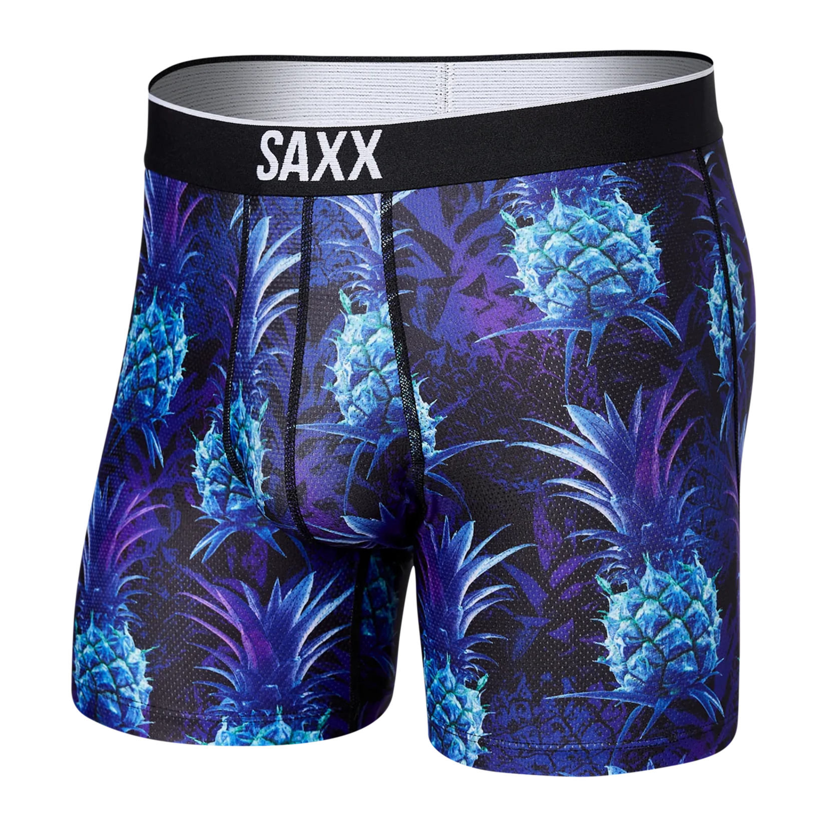 Saxx Saxx Underwear, Volt Boxer Brief, Mens, NPP-Neo Pineapple