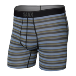 Saxx Saxx Underwear, Quest Boxer Brief Fly, Mens, SST-Solar Stripe-Twilight