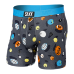 Saxx Saxx Underwear, Vibe Boxer Modern Fit, Mens, WBA-Balls To The Walls-Blk