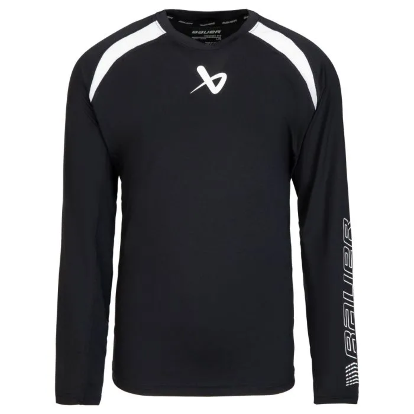 Bauer Bauer Long Sleeve Shirt, Performance Baselayer Top, Youth