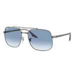 Ray-Ban Ray-Ban Sunglasses, 3699, Gunmetal, Clear Gradient Blu, 56