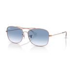 Ray-Ban Ray-Ban Sunglasses, 3799, Rose Gold, Clear Gradient Blu, 57