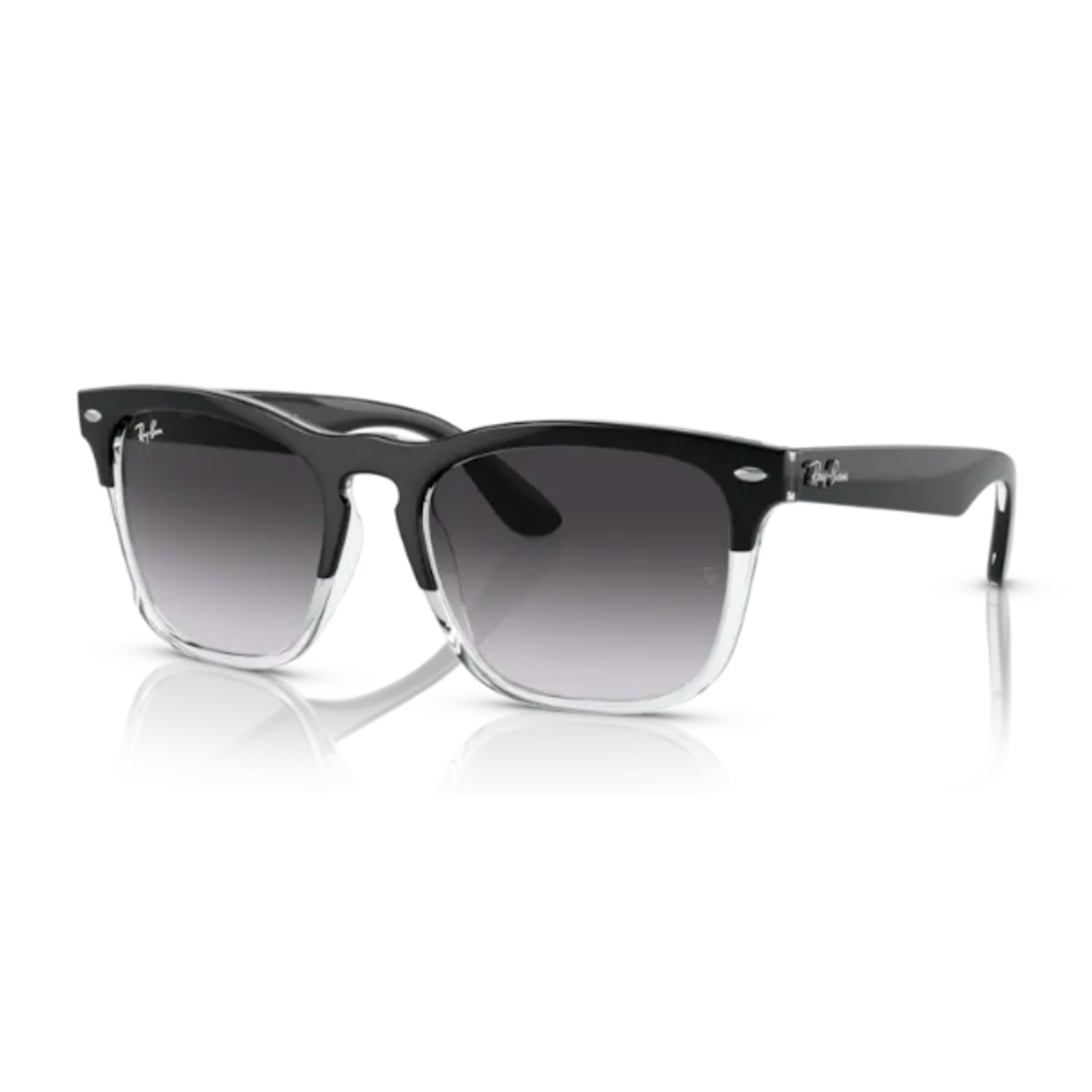 Ray-Ban Ray-Ban Sunglasses, Steve, Blk on Transparent, Gry Gradient Blu, 54