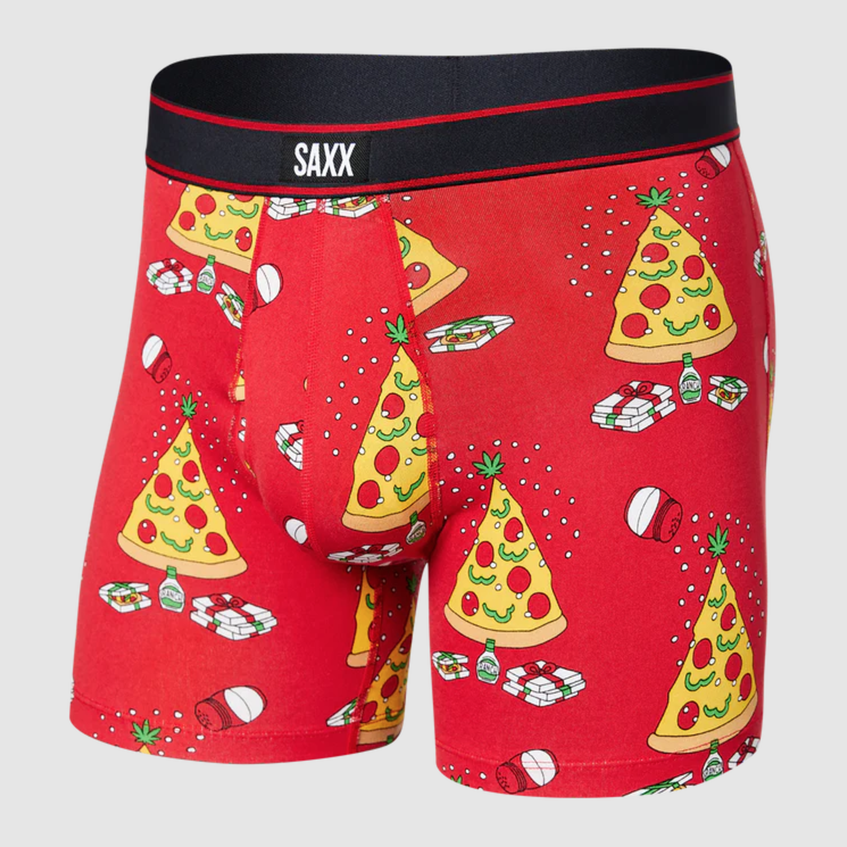 Saxx Saxx Underwear, Daytripper BB Fly, Mens, POR-Pizza On Earth-Red