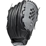 Wilson Wilson Slowpitch Glove, A360, 14", Reg, Gry/Blk