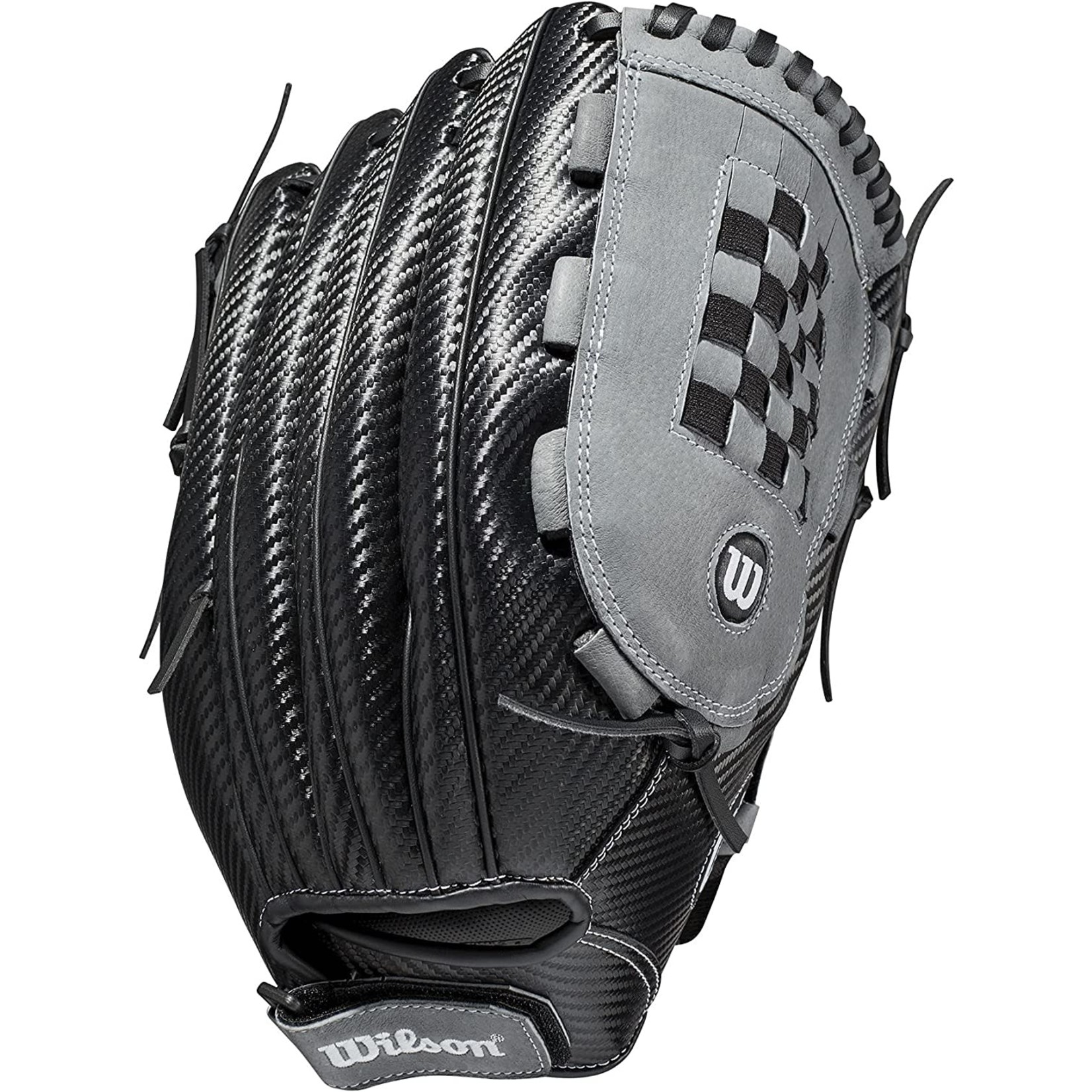 Wilson Wilson Slowpitch Glove, A360, 14", Reg, Gry/Blk
