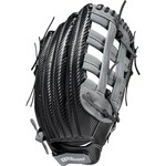 Wilson Wilson Slowpitch Glove, A360, Reg, 15", Gry/Blk