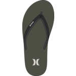 Hurley Hurley Sandals, Icon Solid, Mens