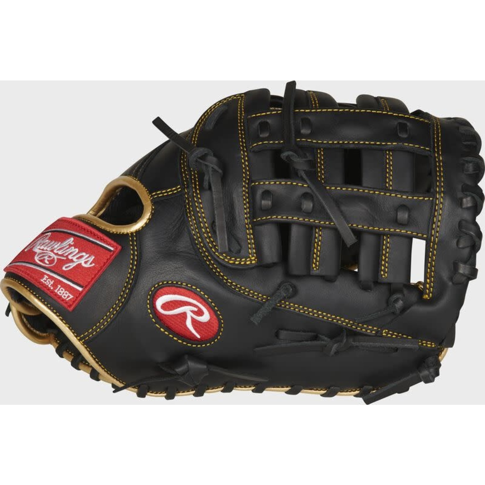 Rawlings Rawlings Baseball Glove, R9 Series, R9FM18BG, 12.5”, Reg, First Base Mitt