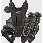 Rawlings Rawlings Catchers Set, Players, Junior, Age 9 & Under, Blk