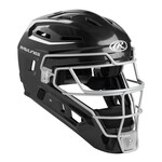 Rawlings Rawlings Catchers Helmet, Renegade Hockey Style, Senior, Blk/Slv