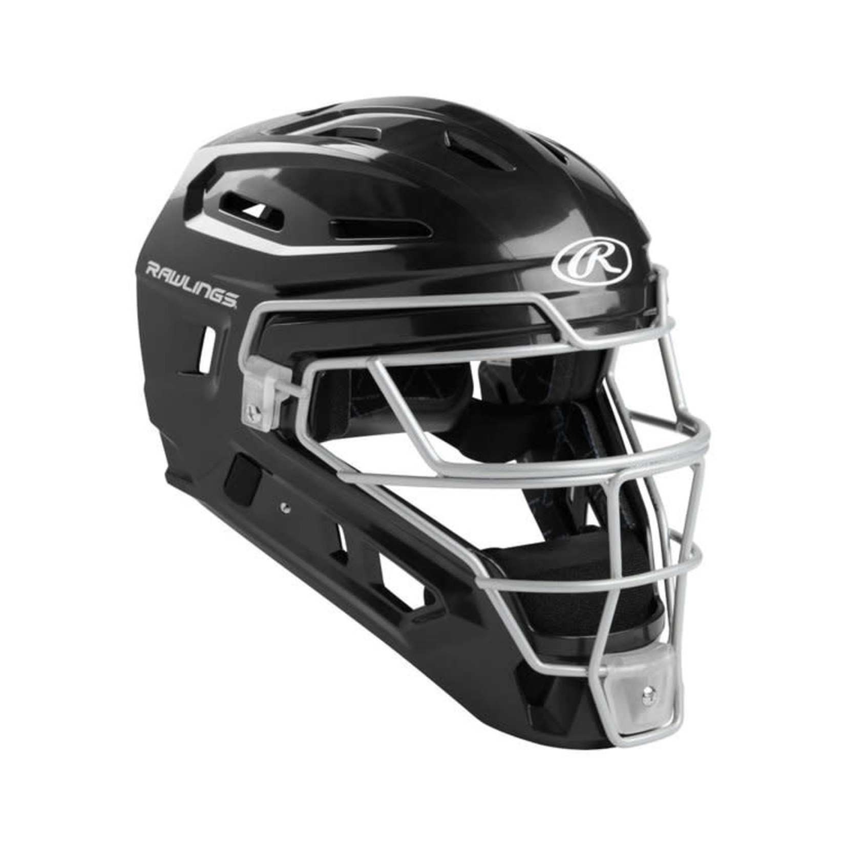Rawlings Rawlings Catchers Helmet, Renegade Hockey Style, Senior, Blk/Slv