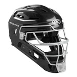 Rawlings Rawlings Catchers Helmet, Renegade Hockey Style, Junior, Blk/Silver