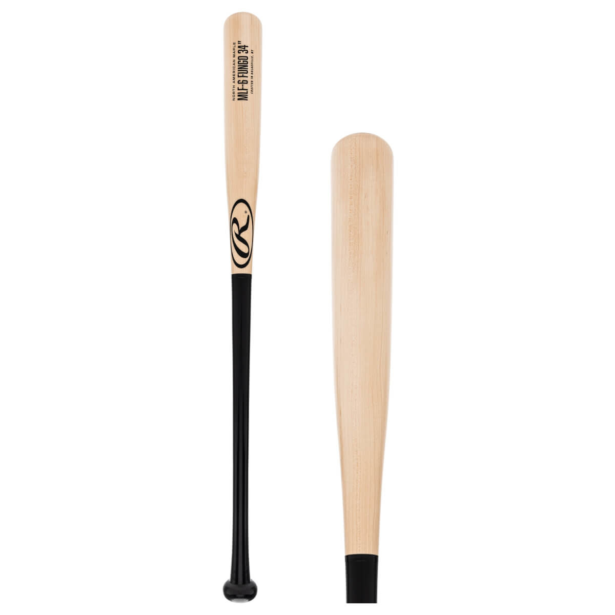 Rawlings Rawlings Baseball Bat, Maple Fungo, MLF6, 2 1/4”, 34”, Blk