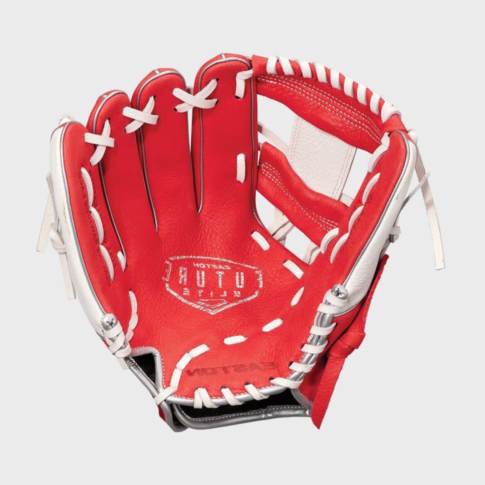 Easton Easton Baseball Glove, Future Elite Series, FE11, 11" Youth Pattern, Red/Wht, Full Right