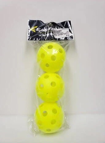 Lot De 5 Balles De Softball WHIFFLE - Jaunes - Neuves (sans Emballage)