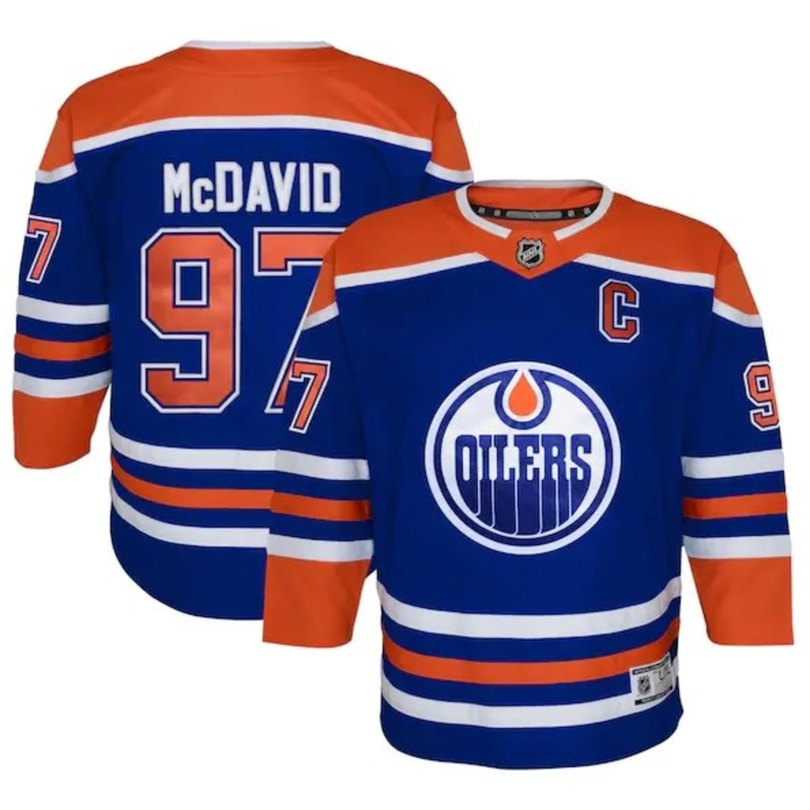 Outerstuff Outerstuff Hockey Jersey, Replica, Home, NHL, Youth, Edmonton Oilers, Connor McDavid