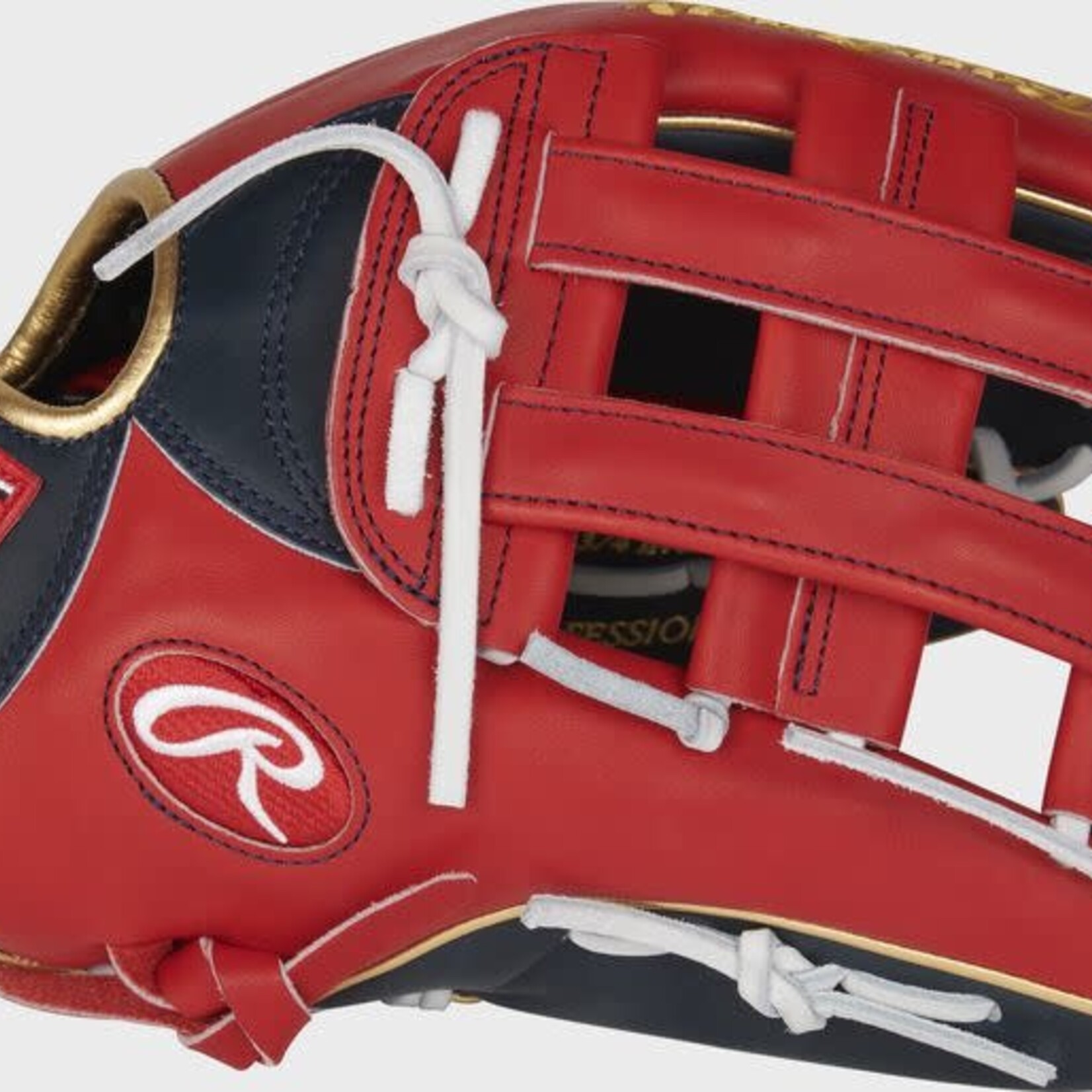 Rawlings Rawlings Baseball Glove, Ronald Acūna Jr. Pro Preferred PROSRA13 , 12.75”, Scarlet/Nvy, Reg