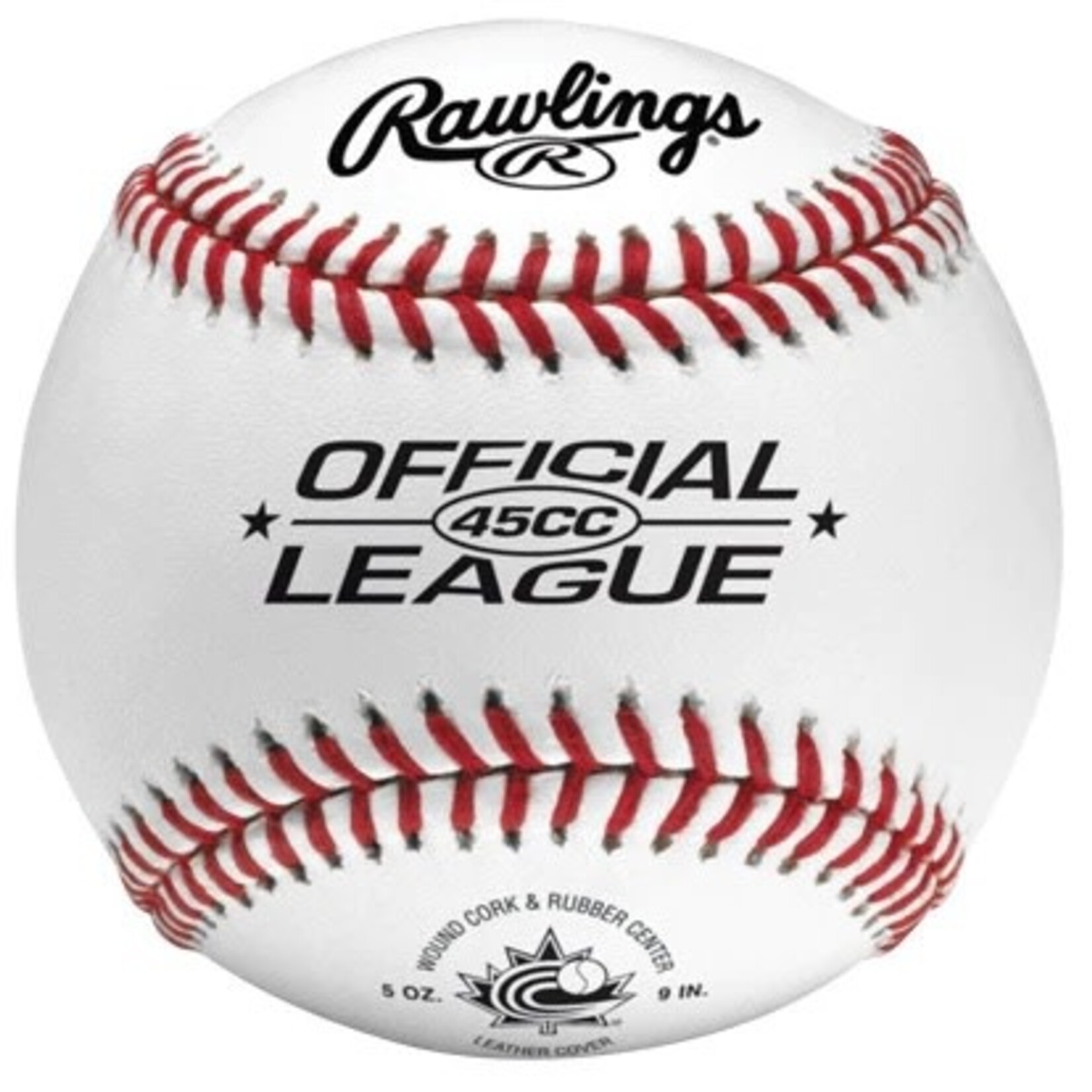 Rawlings Rawlings Baseball, 45CC, 9", Wht, 12-Pack