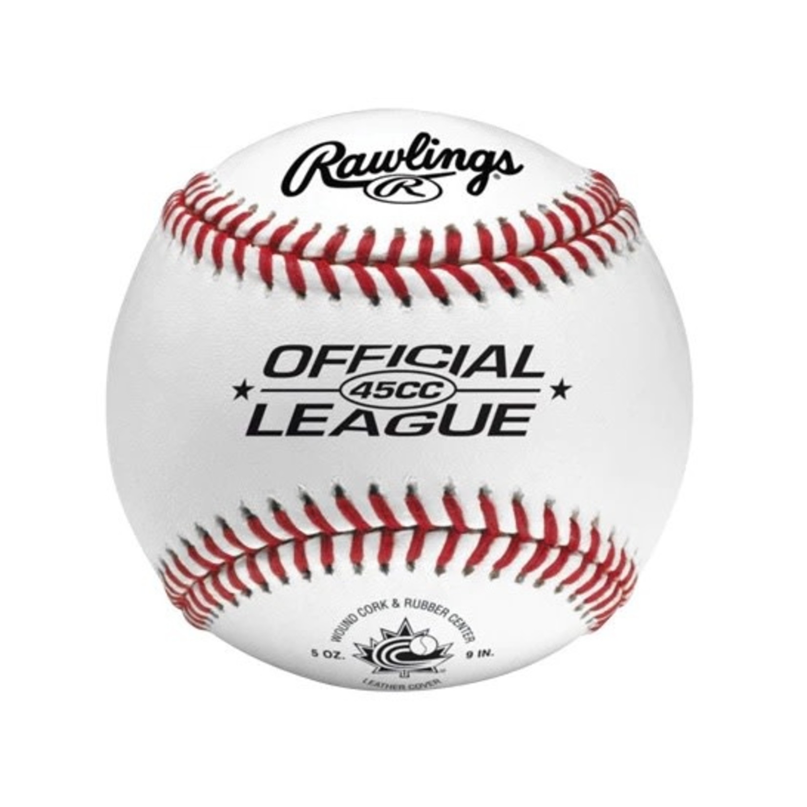 Rawlings Rawlings Baseball, 45CC, 9", Wht, 12-Pack