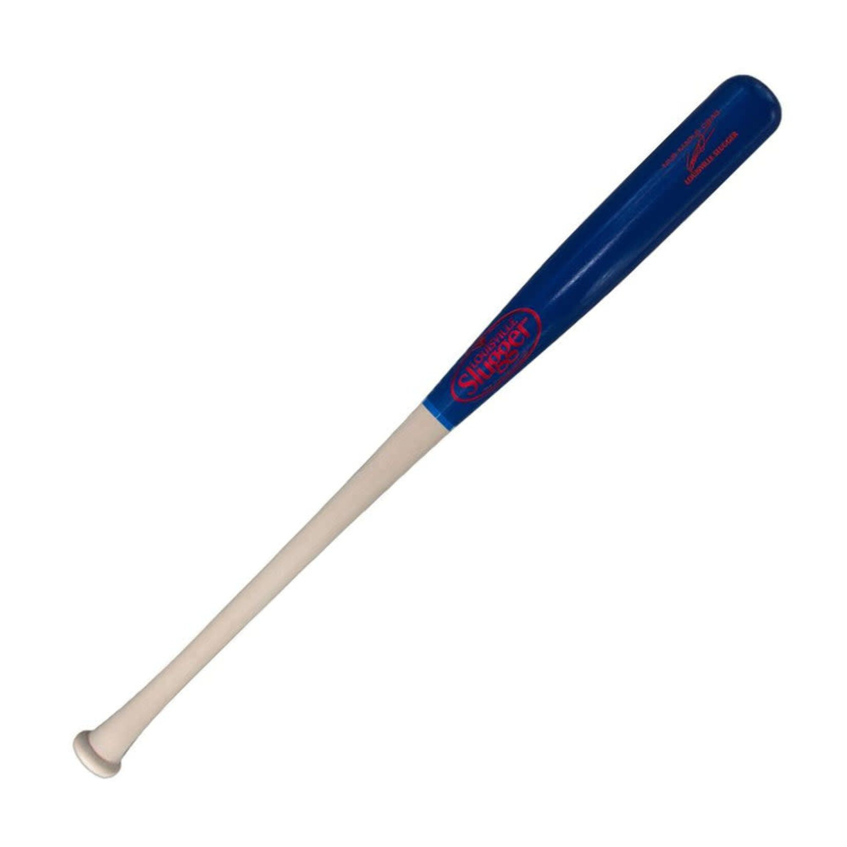 Louisville Louisville Baseball Bat, VG27 Genuine, Blu/Natural, Wood (No Warranty)