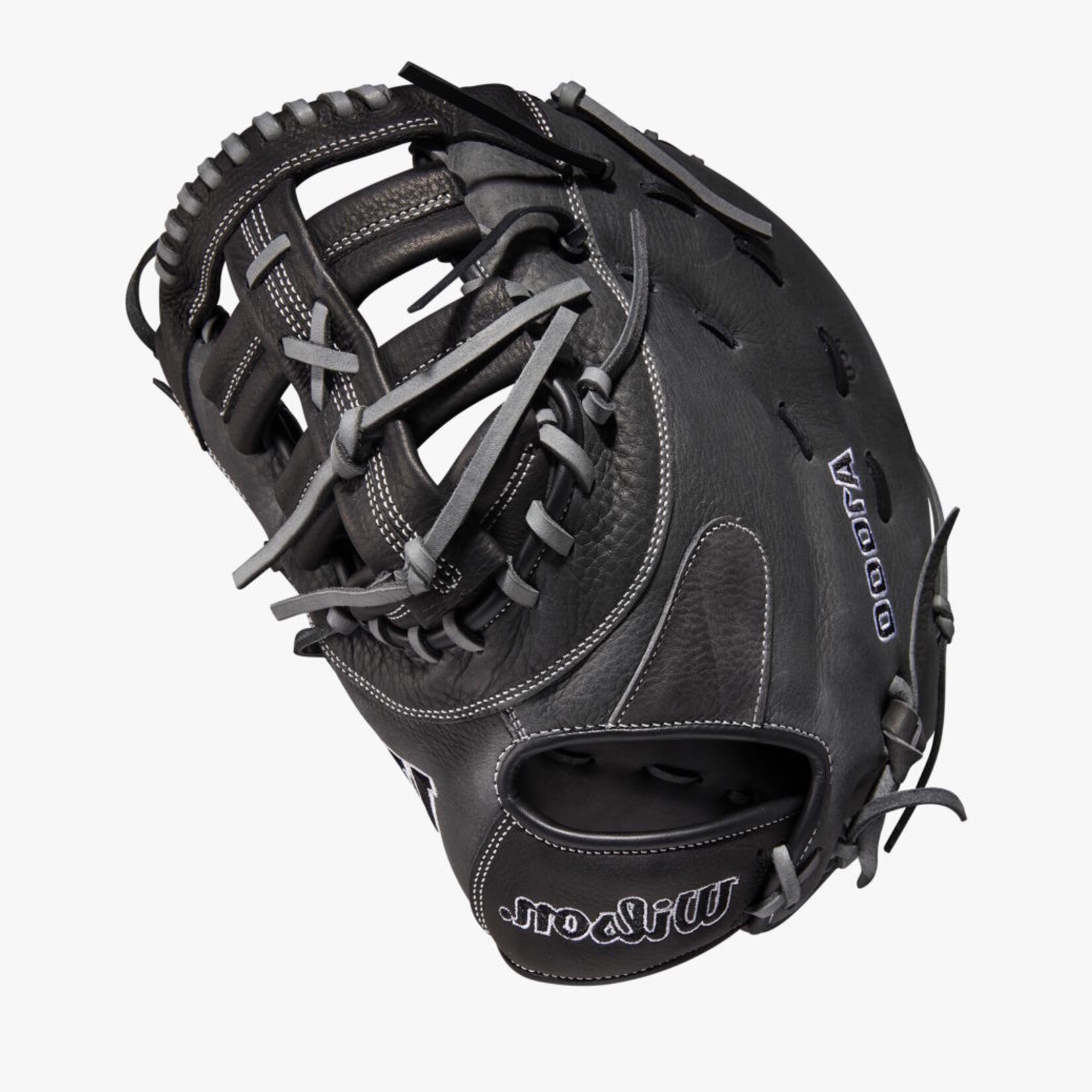 Wilson Wilson Baseball Glove, A1000 1620, Full Right, 12.5", First Base Pattern, Blk/Gry/Wht