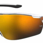 Under Armour Under Armour Sunglasses, Gametime Jr, Crystal Clear/Blk, Org Mirror