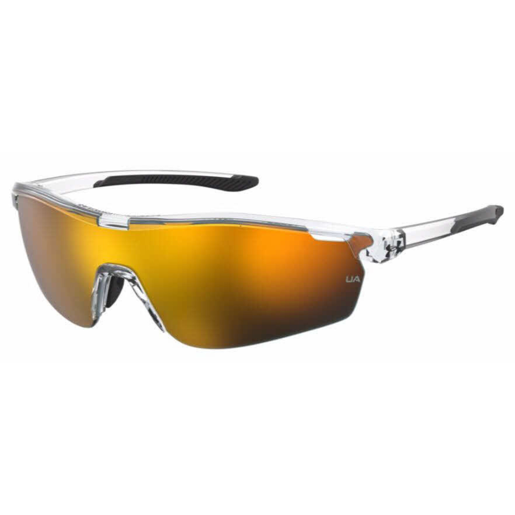 Under Armour Under Armour Sunglasses, Gametime Jr, Crystal Clear/Blk, Org Mirror