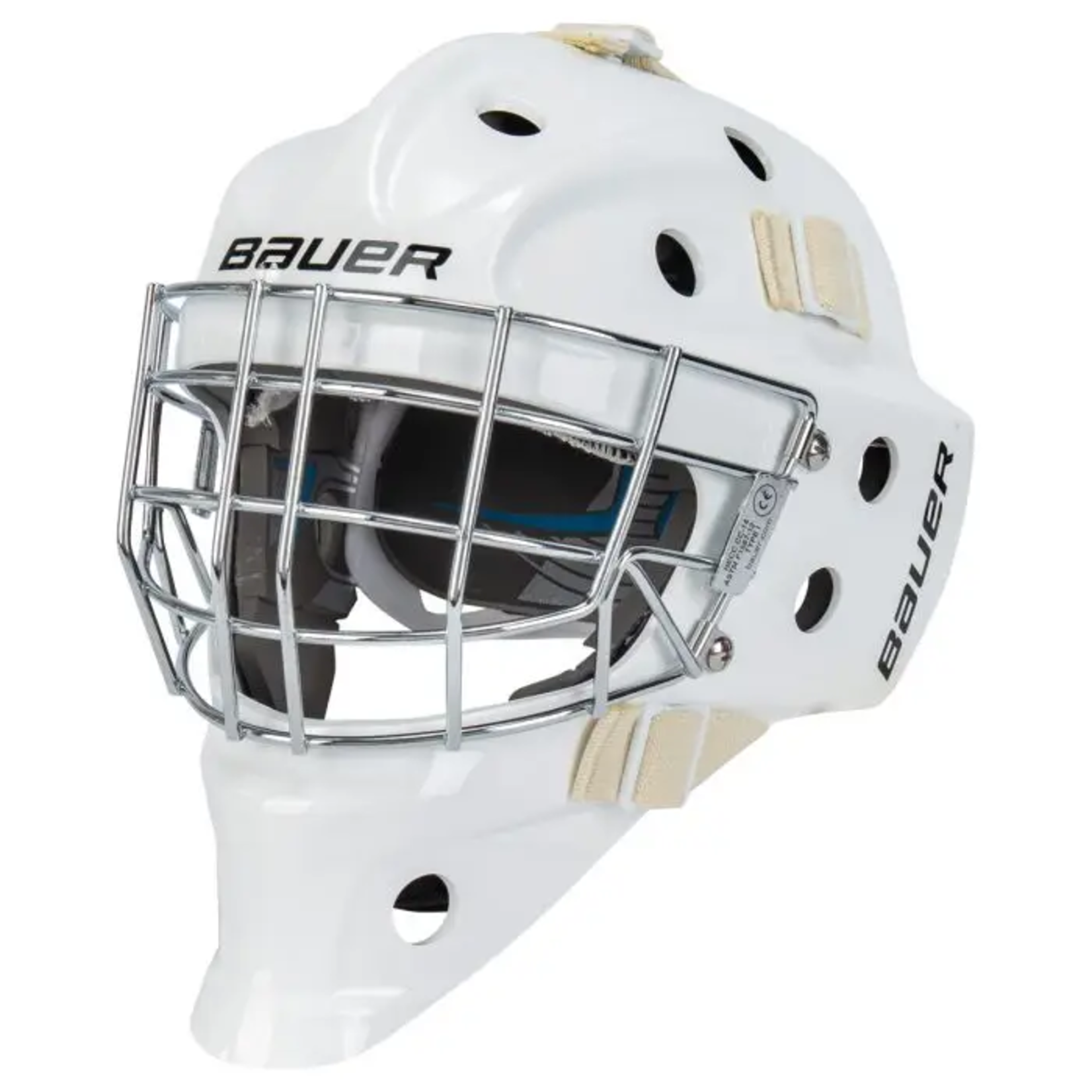 Bauer Bauer Hockey Goal Helmet, 930, Junior Wht OS