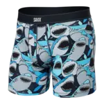 Saxx Saxx Underwear, Daytripper BB Fly, Mens, STN-Shark Tank Camo-Nvy