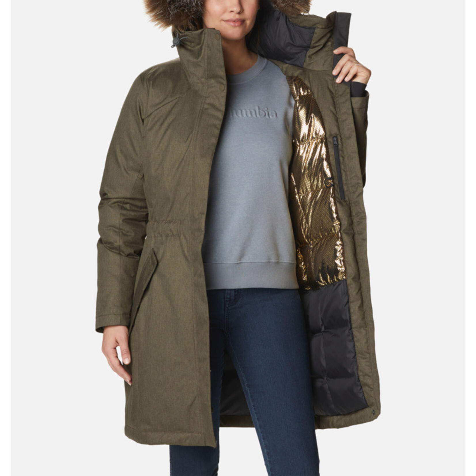 Columbia Columbia Winter Jacket, Juniper Ridge Down Parka, Ladies