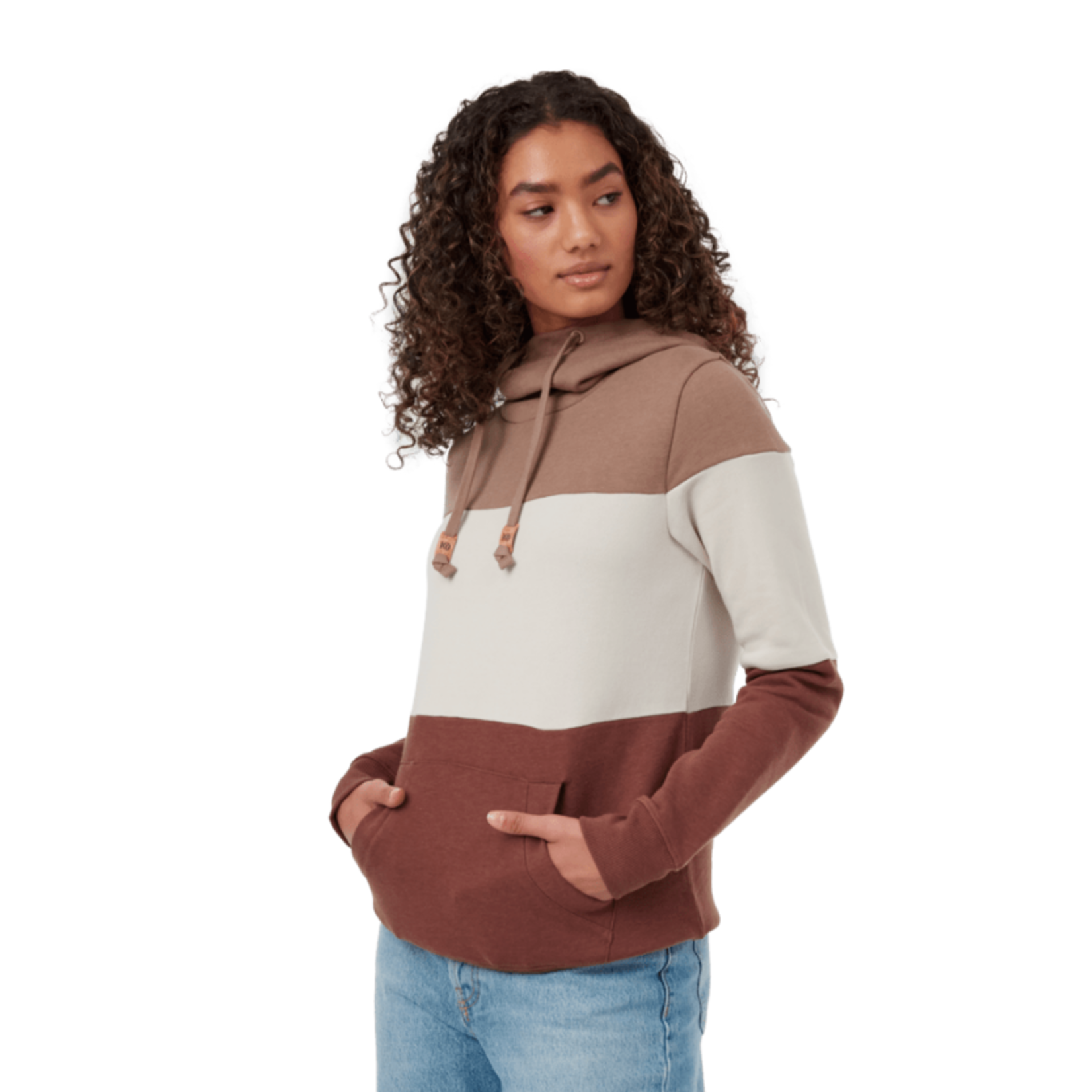 Tentree Tentree Hoodie, TreeFleece Blocked Banshee, Ladies