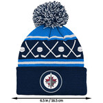 Outerstuff Outerstuff Toque, Face Off Cuff Pom, NHL, Kids, Winnipeg Jets