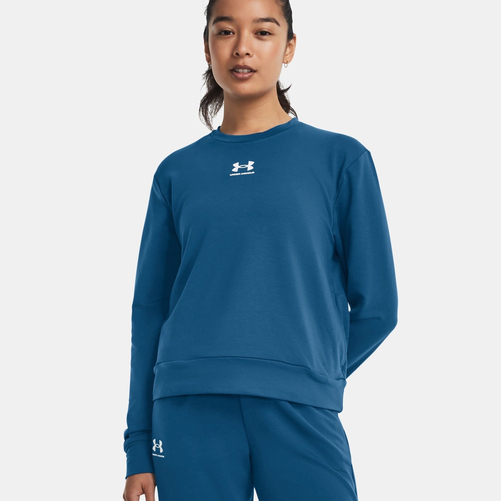 Under Armour Under Armour Sweater, Rival Terry Crew, Ladies