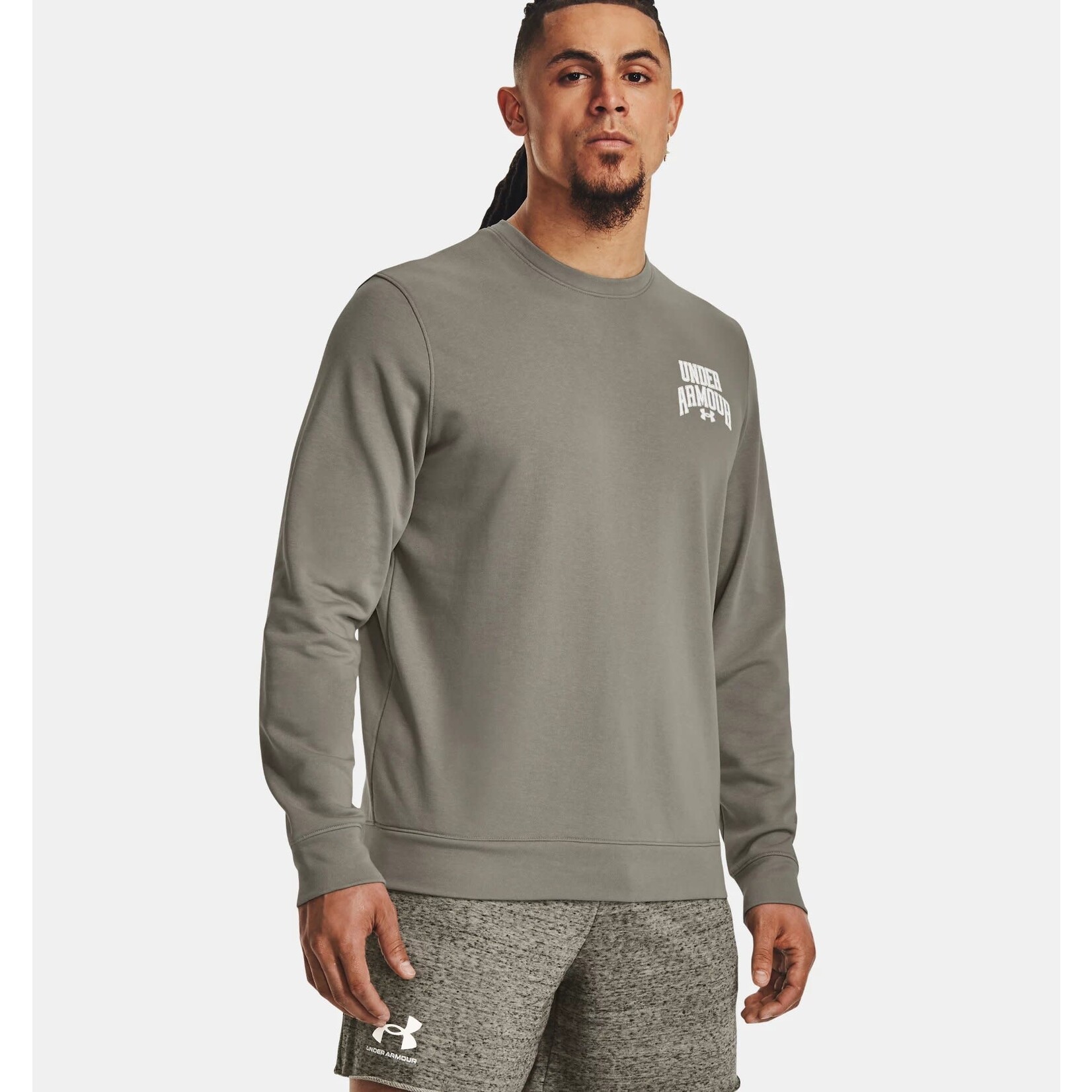 Under Armour Under Armour Sweater, Rival Terry Graphic Crew, Mens