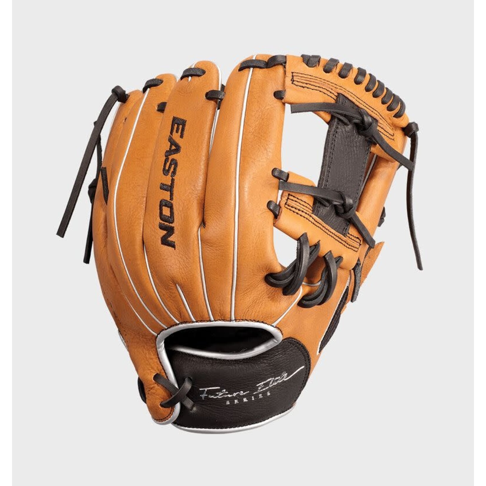 Easton Easton Baseball Glove, Future Elite Series, FE11, 11" Youth Pattern, Caramel/Blk, Reg