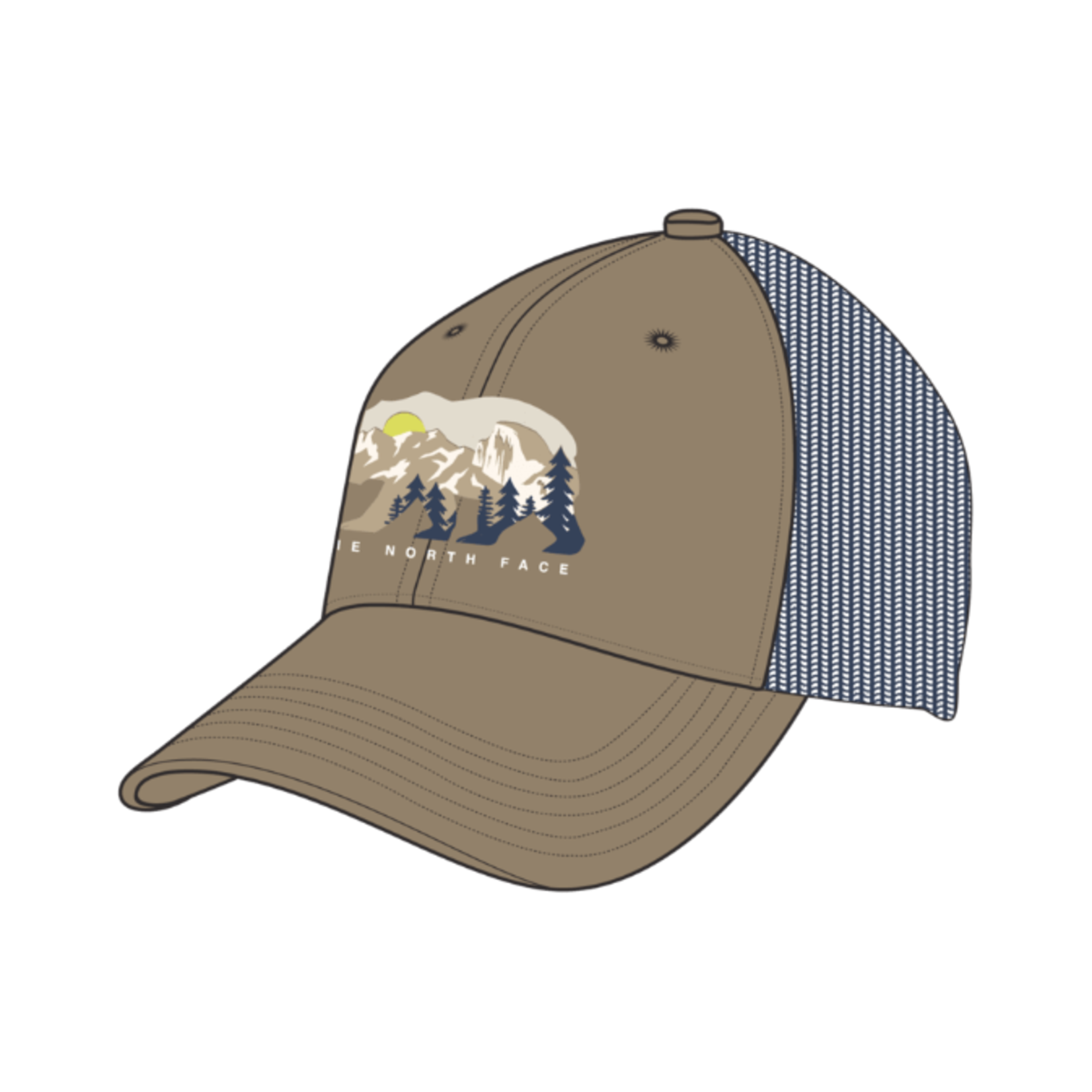 The North Face The North Face Hat, Embroidered Mudder Trucker, Mens, OS