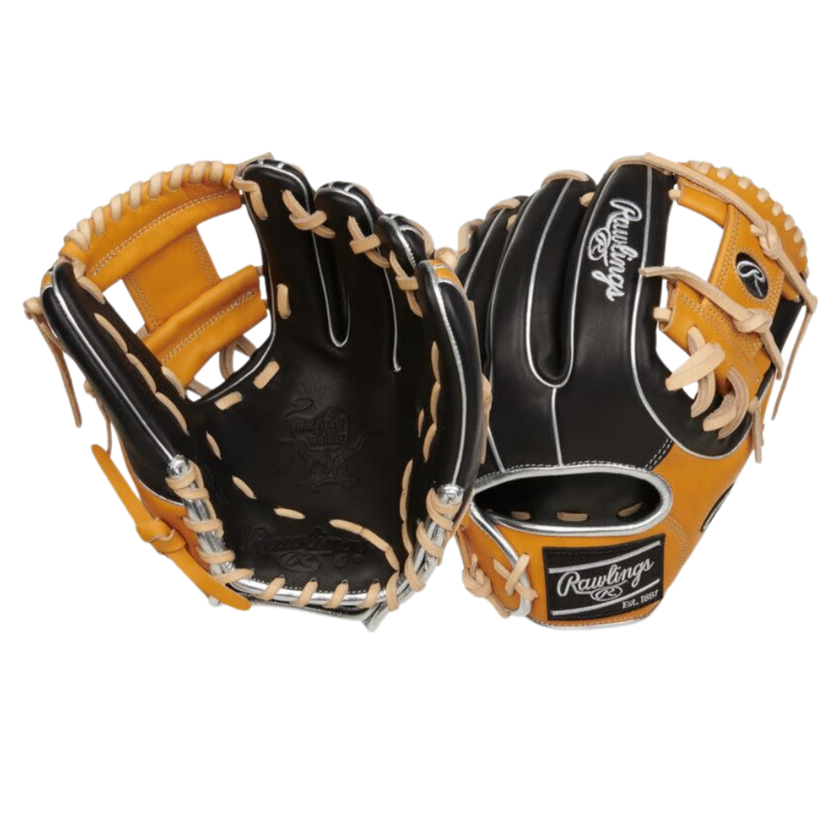 Rawlings Rawlings Baseball Glove, Heart of the Hide R2G Series, RPROR314-2BTC, 11.5”, Reg