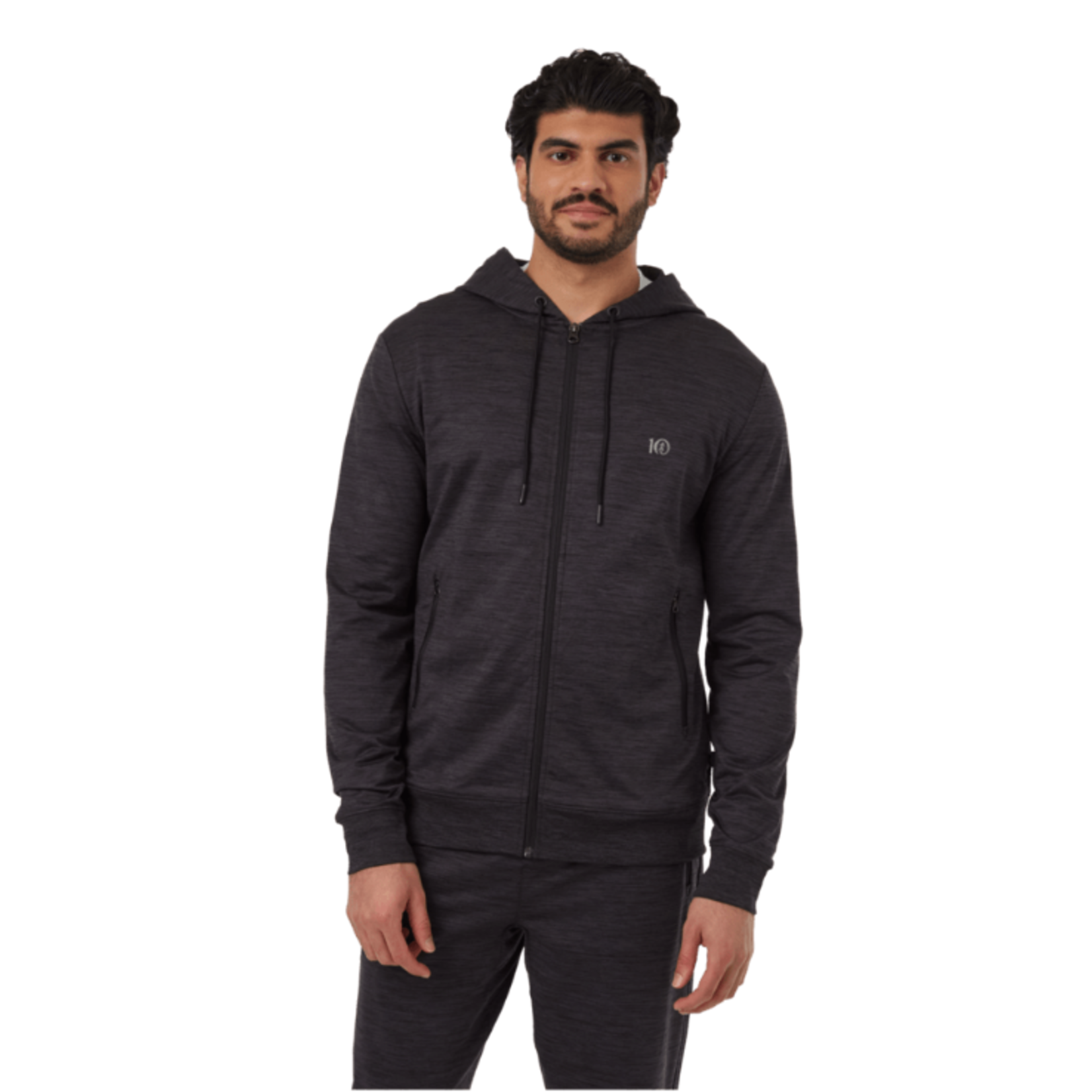 Tentree Tentree Zip Hoodie, Active Soft Knit, Mens