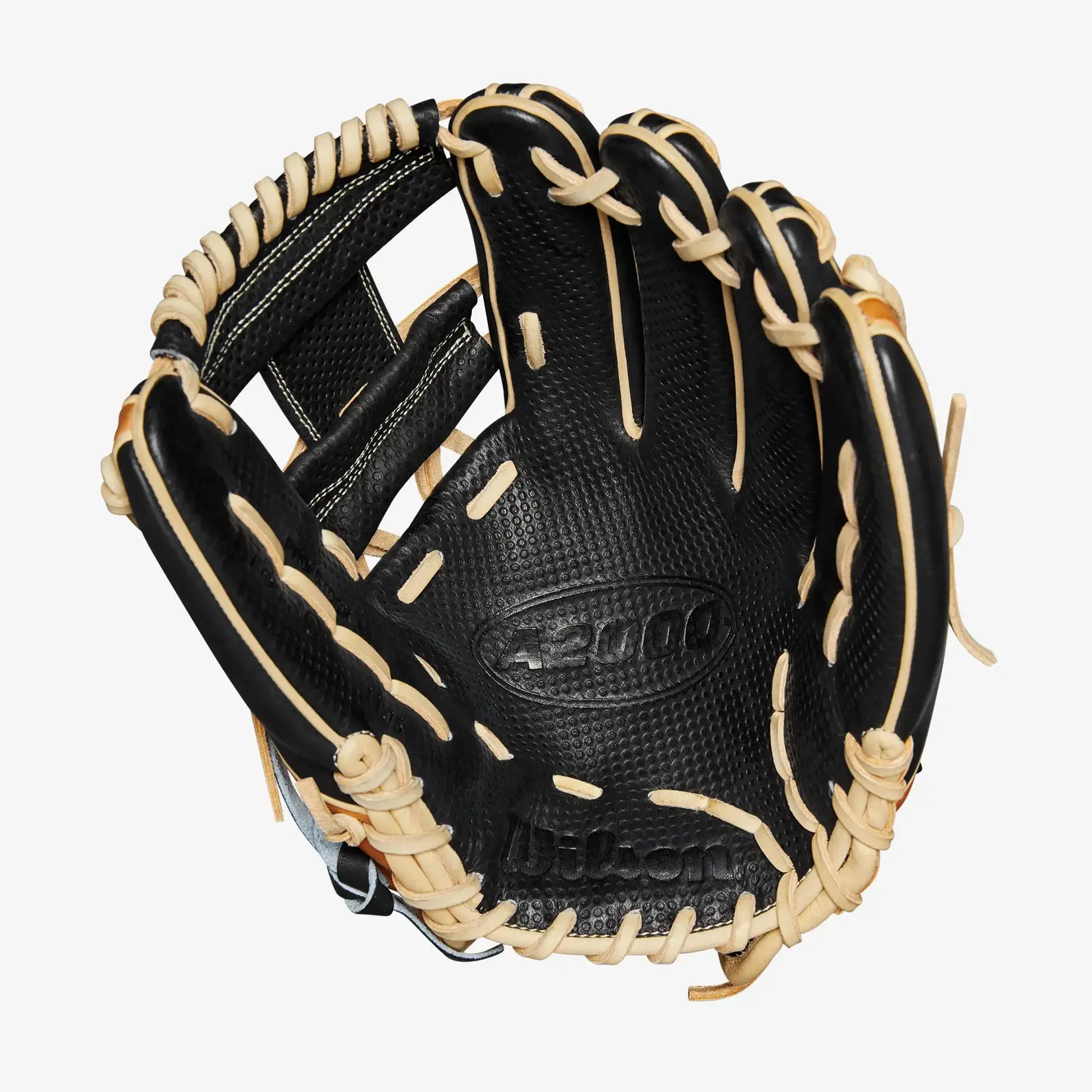 Wilson Wilson Baseball Glove, A2000 Spin Control 1787, Reg, 11.75", Infield Pattern, Blk/Saddle Tan/Blonde