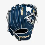 Wilson Wilson Baseball Glove, A1000 DP15 Pedroia Fit, Reg, 11.5", Infield Pattern, Nvy/Gry
