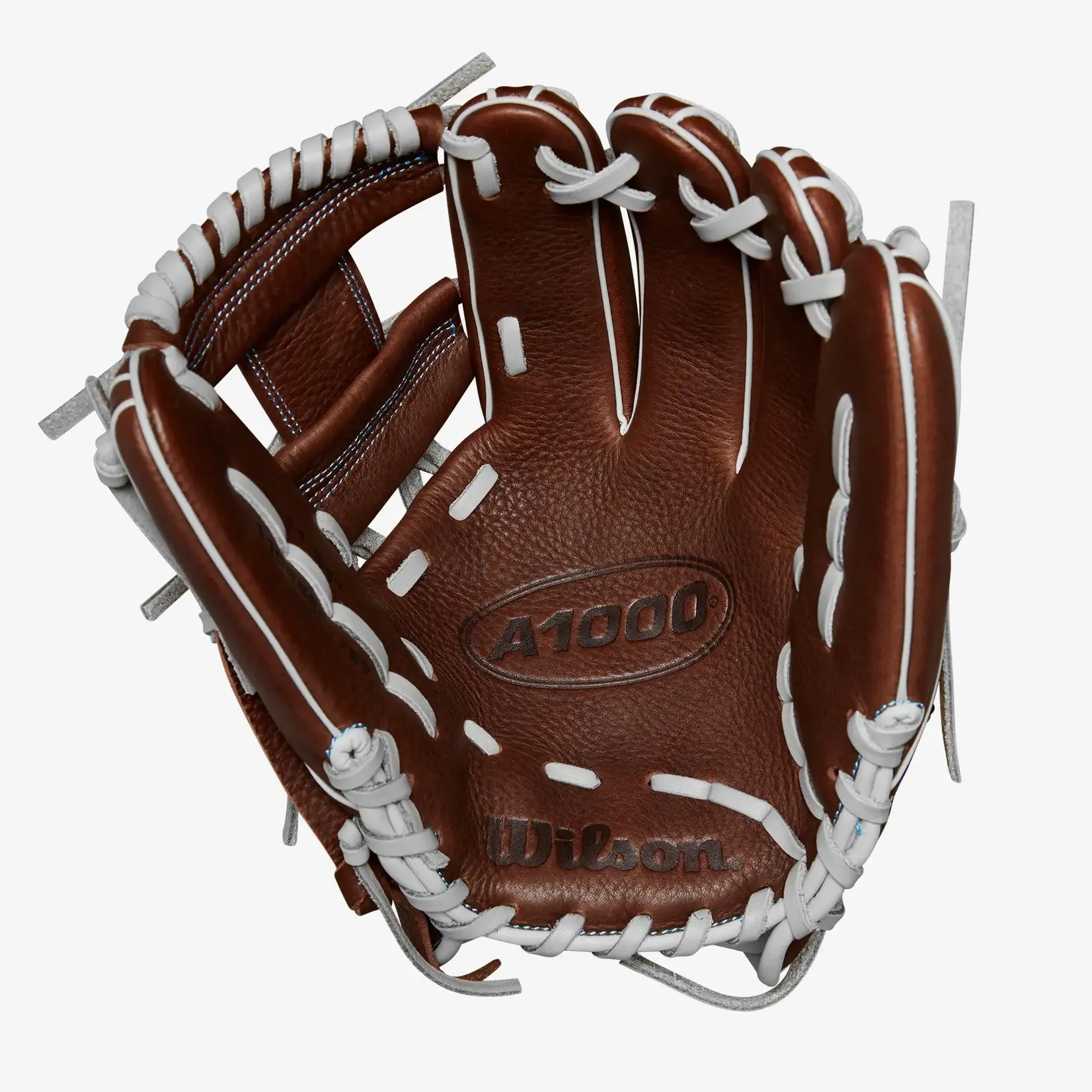 Wilson Wilson Baseball Glove, A1000 1787, Reg, 11.75", Infield Pattern, Dark Brn/Gry