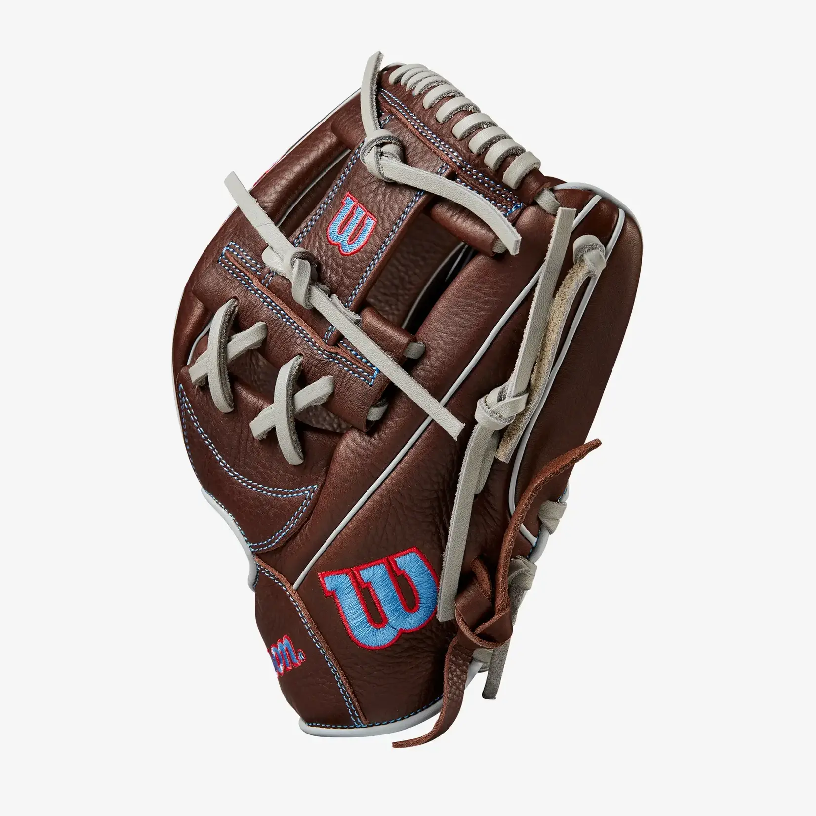 Wilson Wilson Baseball Glove, A1000 1787, Reg, 11.75", Infield Pattern, Dark Brn/Gry