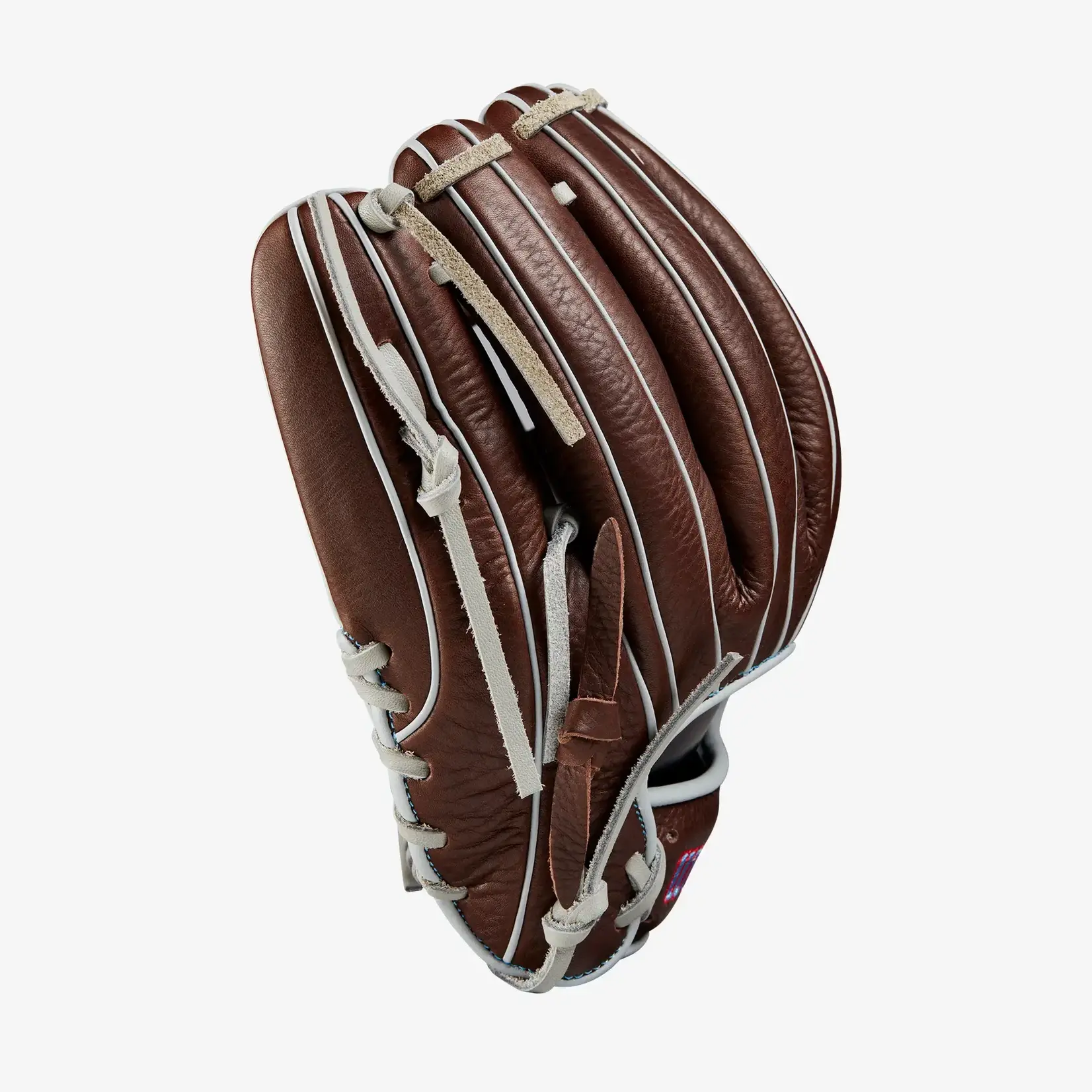 Wilson Wilson Baseball Glove, A1000 1787, Reg, 11.75", Infield Pattern, Dark Brn/Gry