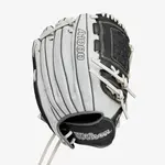 Wilson Wilson Fastpitch Glove, A1000 P12, Reg, 12", Wht/Blk