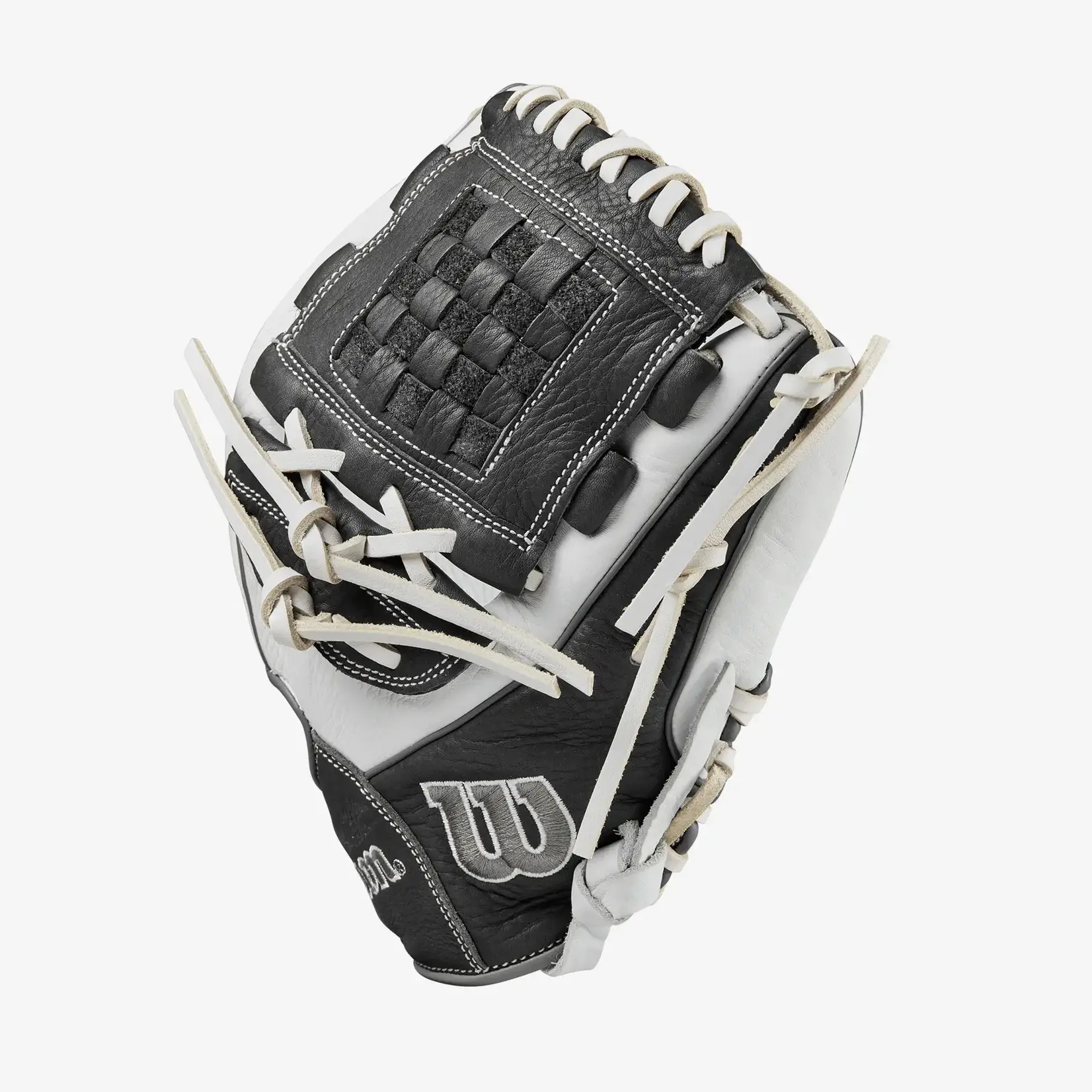 Wilson Wilson Fastpitch Glove, A1000 P12, Reg, 12", Wht/Blk