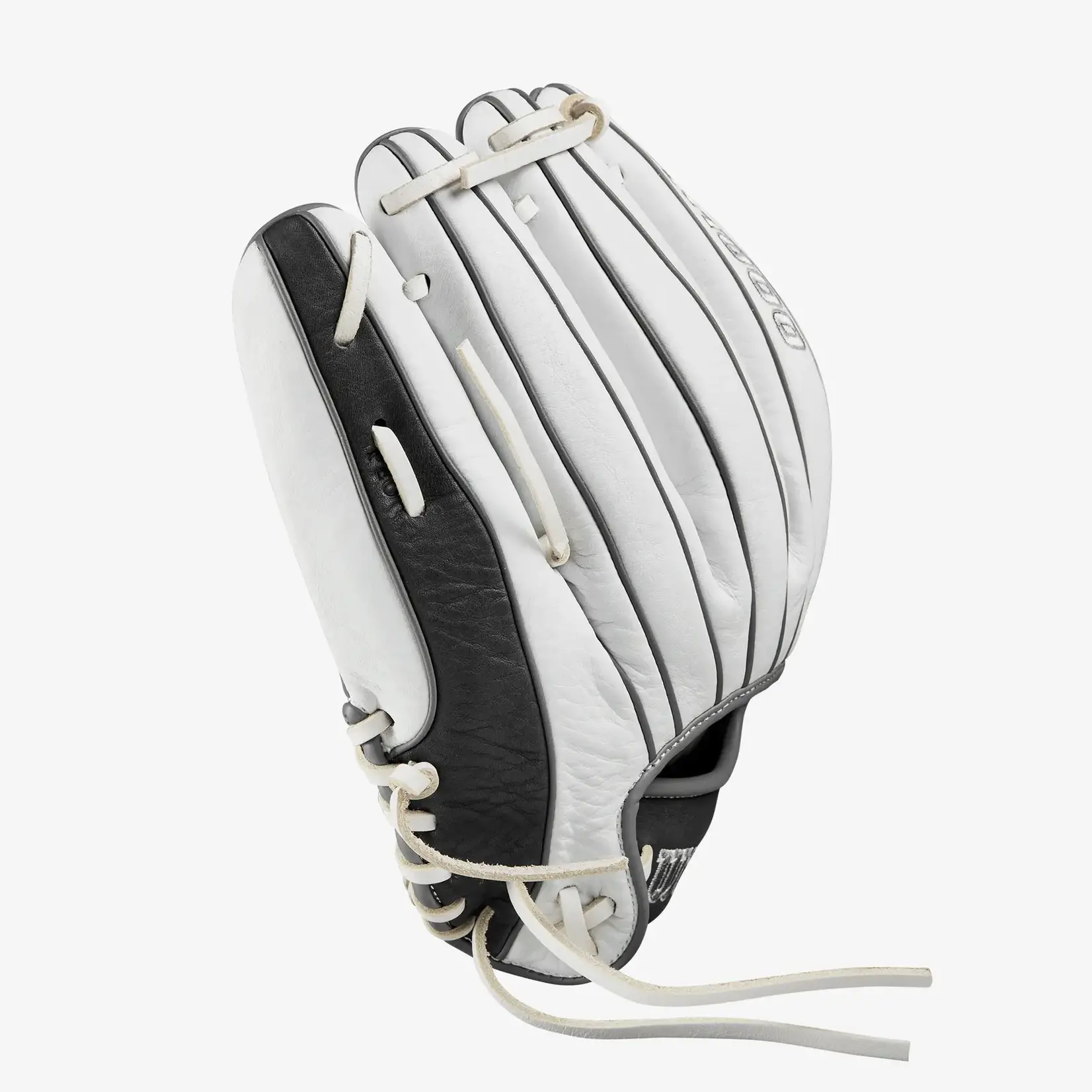 Wilson Wilson Fastpitch Glove, A1000 P12, 12", Reg, Wht/Blk