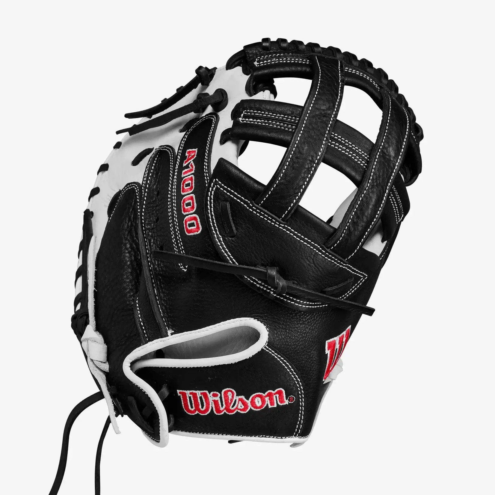 Wilson Wilson Fastpitch Glove, A1000 CM33, Reg, 33", Catchers Mitt, Wht/Blk/Red