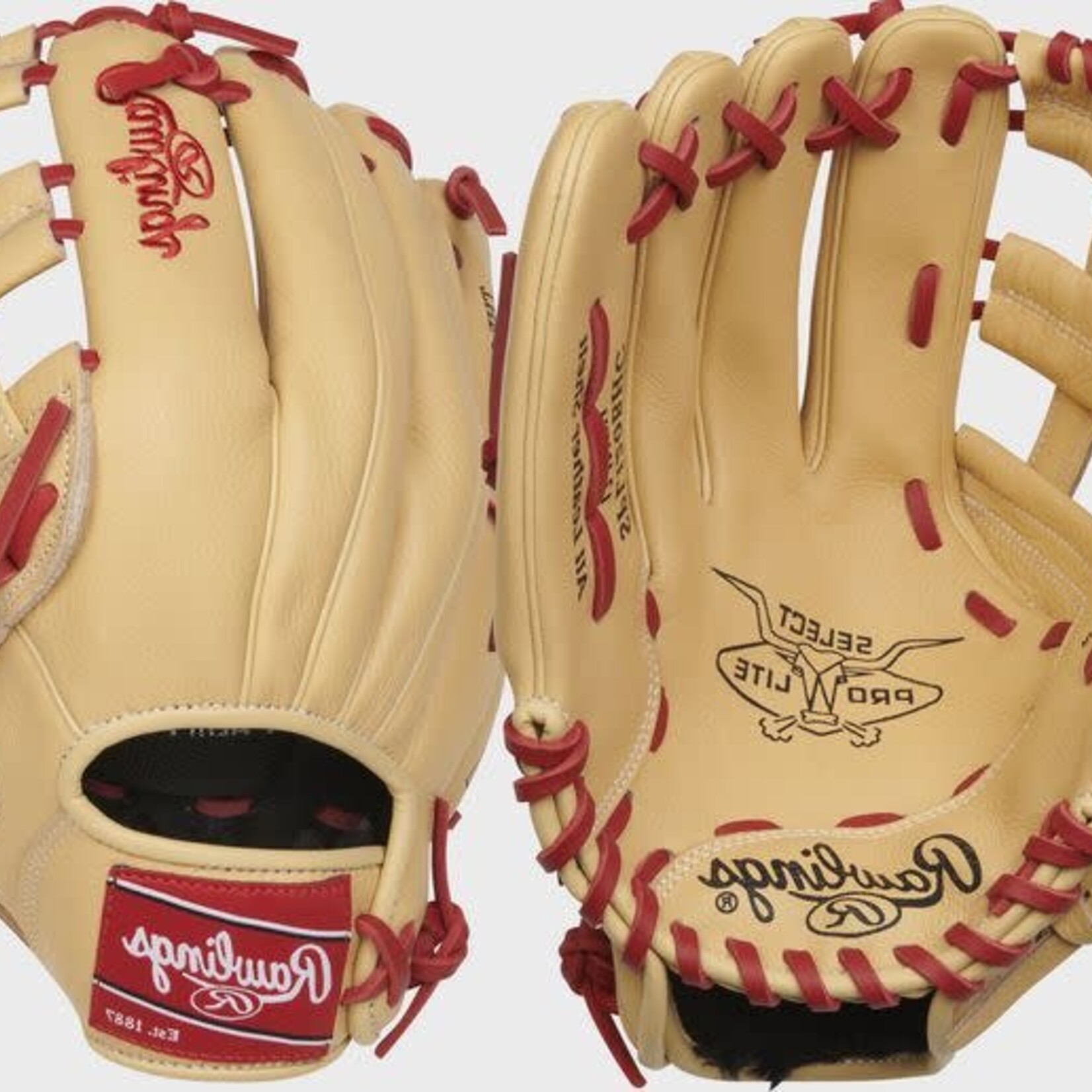 Rawlings Rawlings Baseball Glove, Select Pro Lite SPL120BHC, 12”, Full Right, Youth