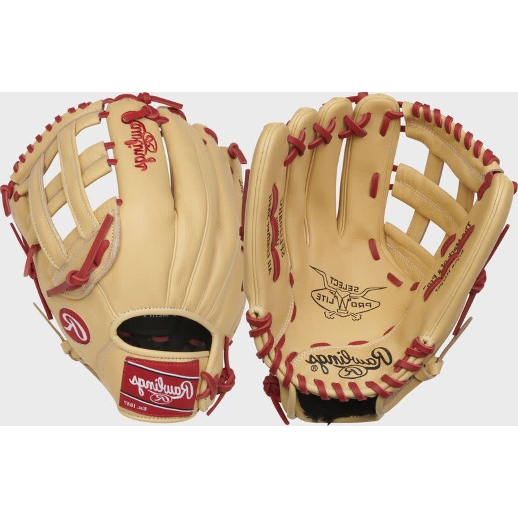 Rawlings Rawlings Baseball Glove, Select Pro Lite SPL120BHC, 12”, Full Right, Youth